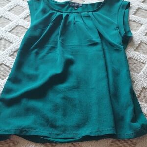 The Limited Green Scoop Neck Top